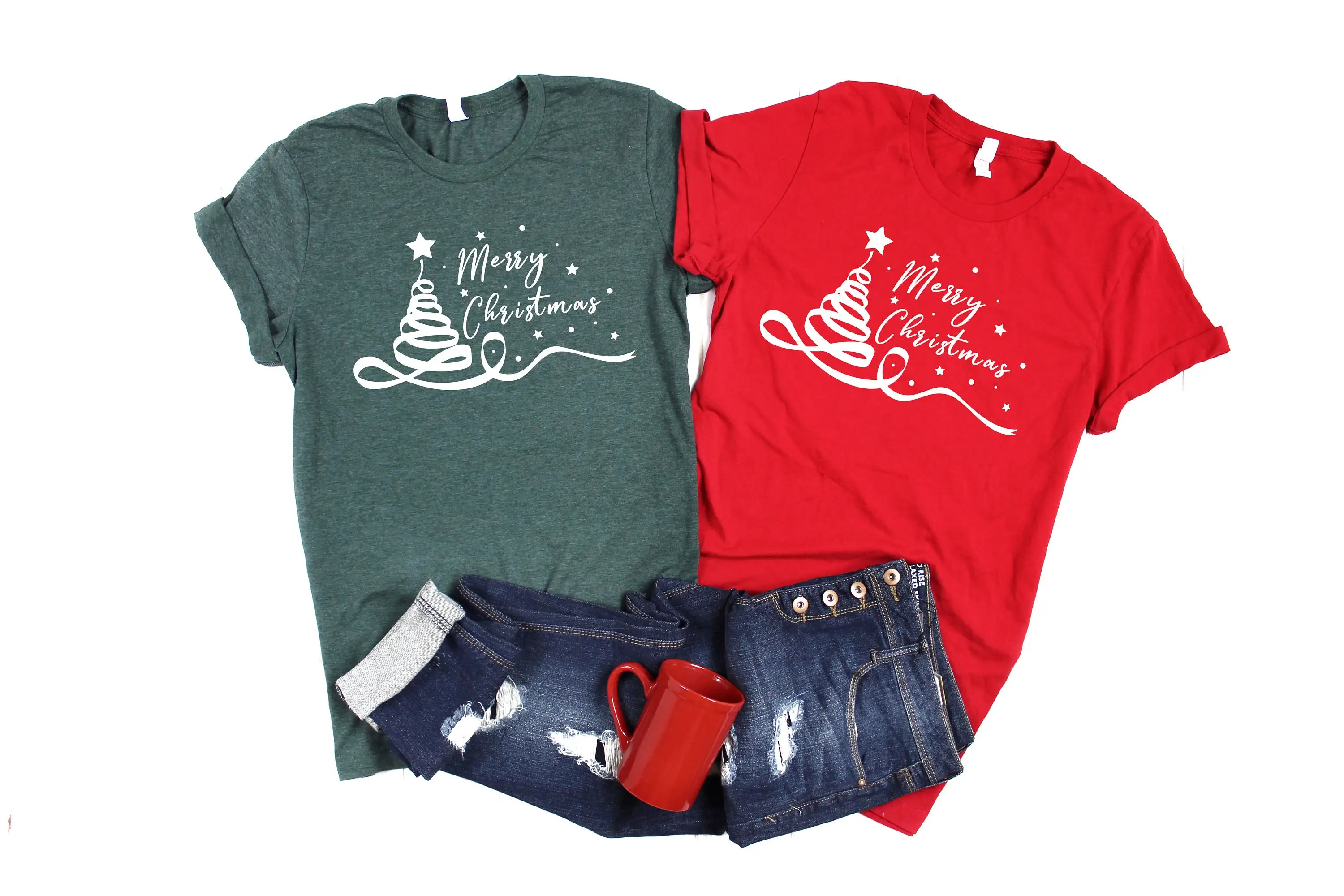 عيد ميلاد سعيد تي شيرت نسائي لطيف هدية للنساء #1