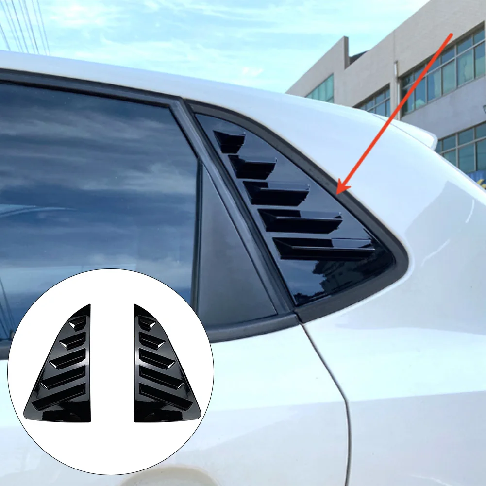 

2 шт., накладка на заднее окно автомобиля, накладка на окно, жалюзи, боковая вентиляционная отделка для Polo для MK5 2011-2018, часть внешней дверной панели