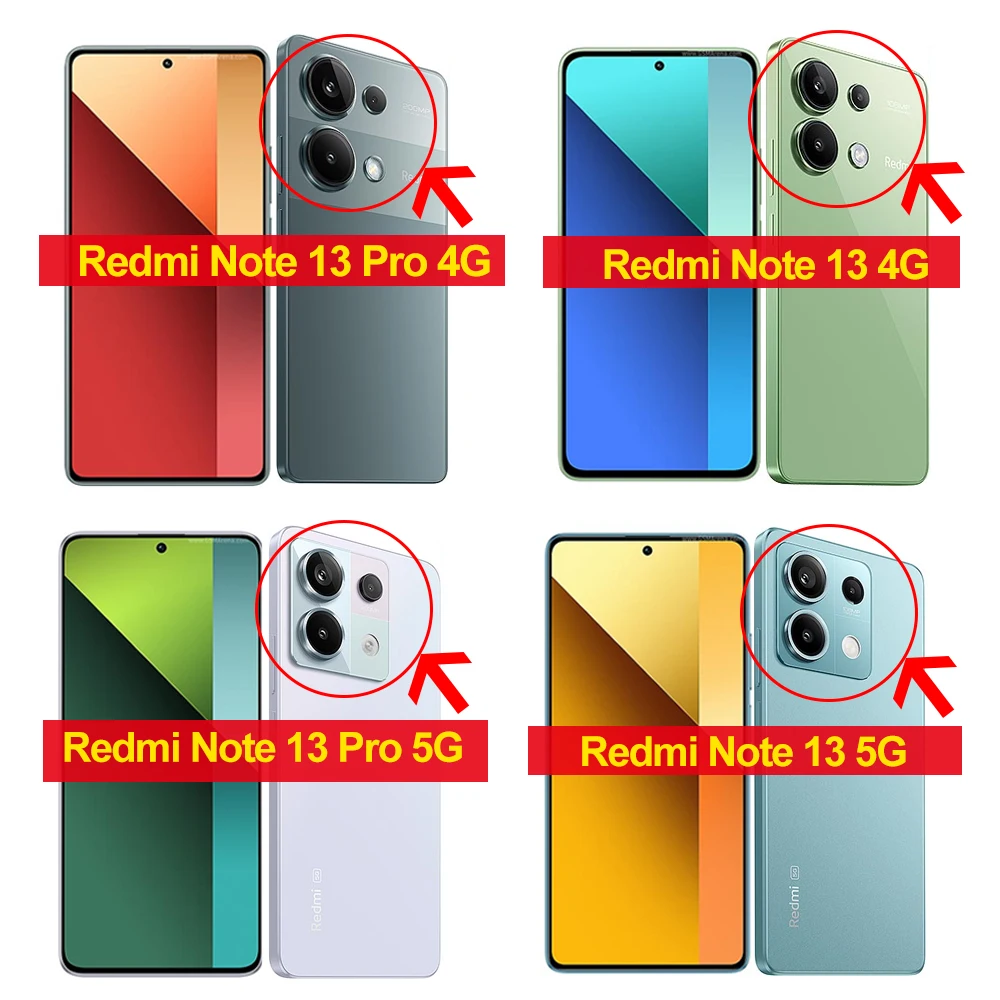 Redmi Note 13 Pro Case Luxury Original Liquid Silicone Case For Xiaomi Redmi Note 13 Note13 Pro 4G 5G Shockproof Soft Back Cover