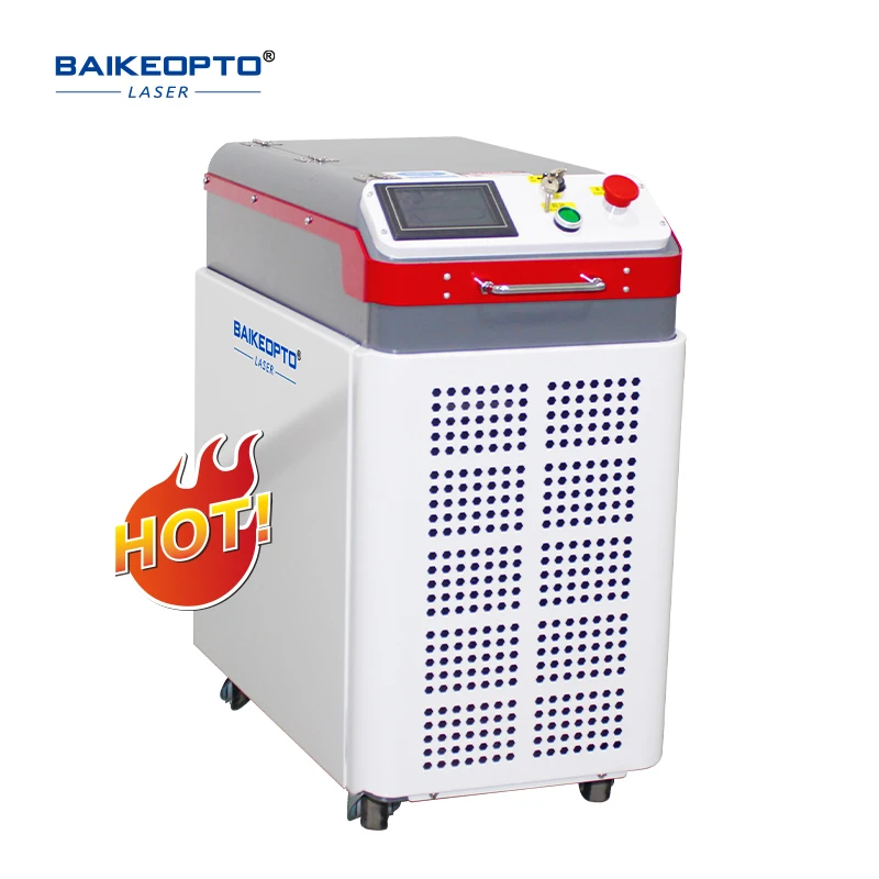 BK-FLC100S Raycus Lazer 100W Portable Laser Rust Oil Oxide Layer Removal Descaling Machine