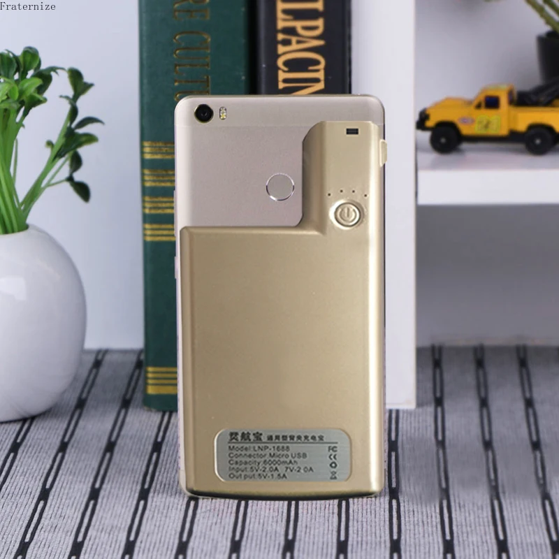 External Battery Charger Case For Xiaomi Mi Max 2 3 Play Shockproof Phone Case Power Bank Portable back clip rechargeable Capa