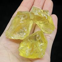 100% Natural Citrine Crystal Rough Stone Healing Yellow Crystal Stones Minerals Specimen Home Decoration