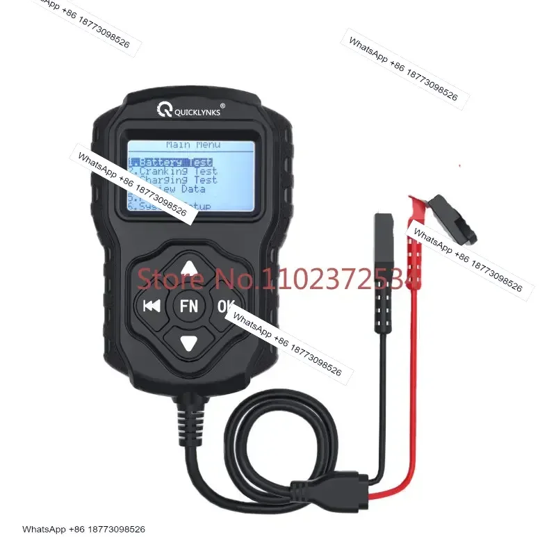 

Тестер автомобильных аккумуляторов 12В с принтером, анализатор автомобильных аккумуляторов 100-2000 CCA, тестер системы запуска и зарядки автомобиля