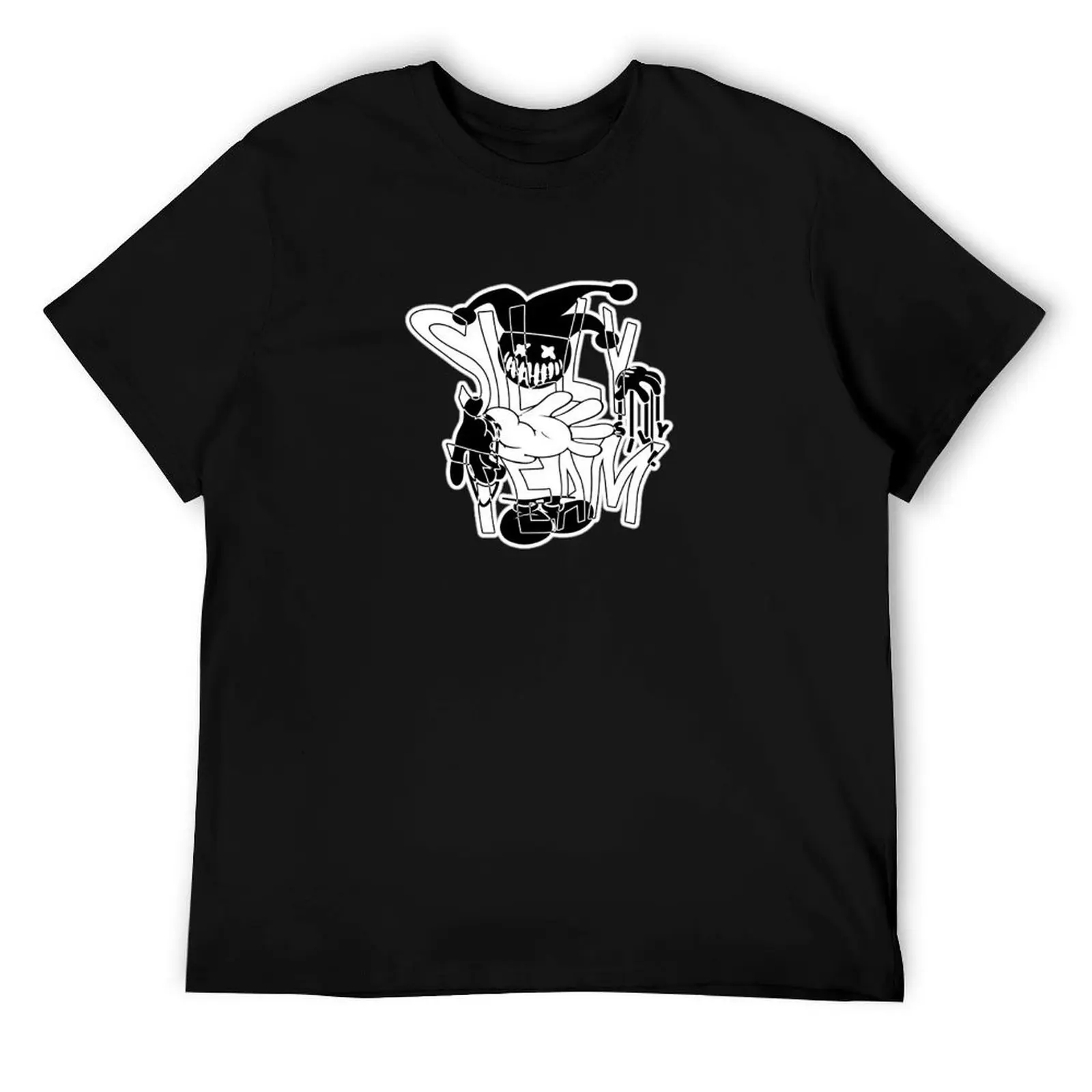 

Футболка SILLYTEAM HYPERPOP COLLECTIVE, футболки для мужчин, футболки с рисунком, мужские хлопковые забавные футболки