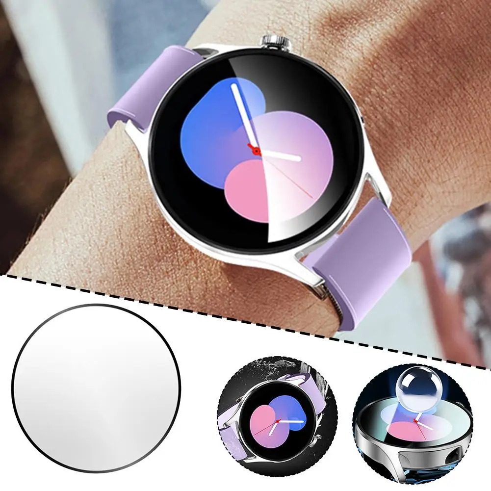 Tempered Glass Protective Film For Xiaomi Watch S4 Watch Full Screen Curved 3D Screen Protector With Film Auxiliary Bag