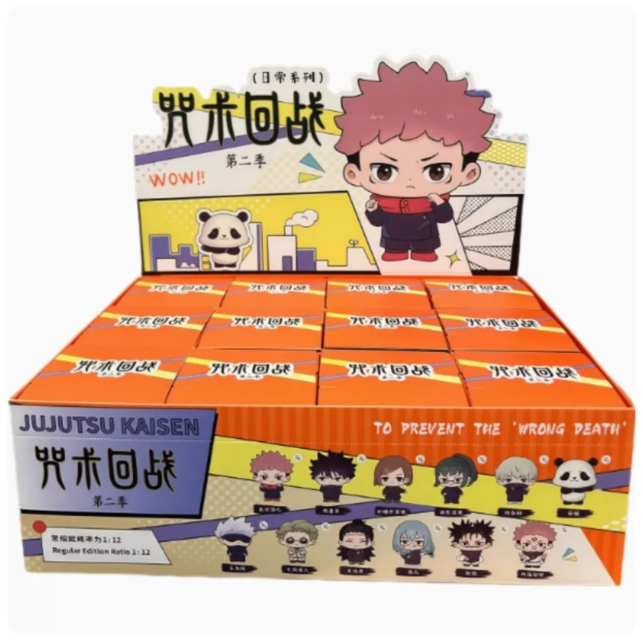 

Новый оригинальный Jujutsu Kaisen Yuji Itadori Megumi Fushiguro Satoru Gojo Yuuta Okkotsu Blind Box Фигурки Подарок на день рождения Игрушки