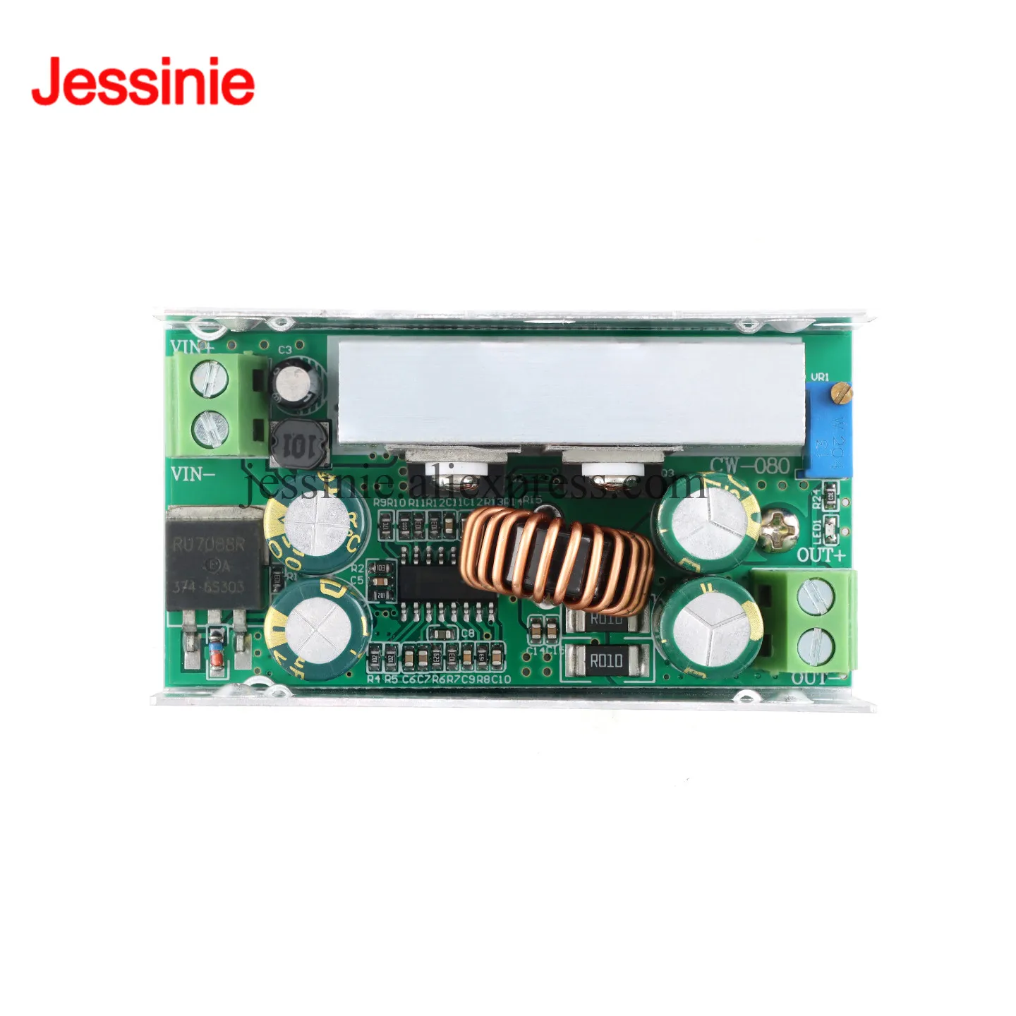 200W 15A DC-DC Buck Converter 8-60V 48V To 1-36V 5V 12V 24V 19V Step-Down Power Supply Module Adjustable High-Power Board