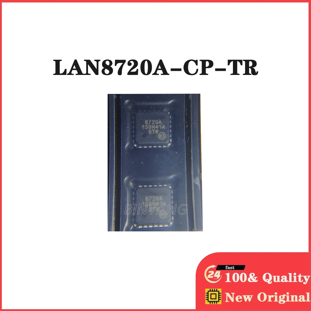 

New Original Stock IC Electronic Components 50PCS LAN8720A-CP-TR LAN8720 QFN24