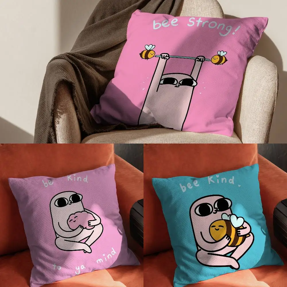 

K-ketnipz Pink Pillow Case For Car Pillows 60x60 Cushions Luxury Double Sided Cover Home And Decoration Sofa 30x30