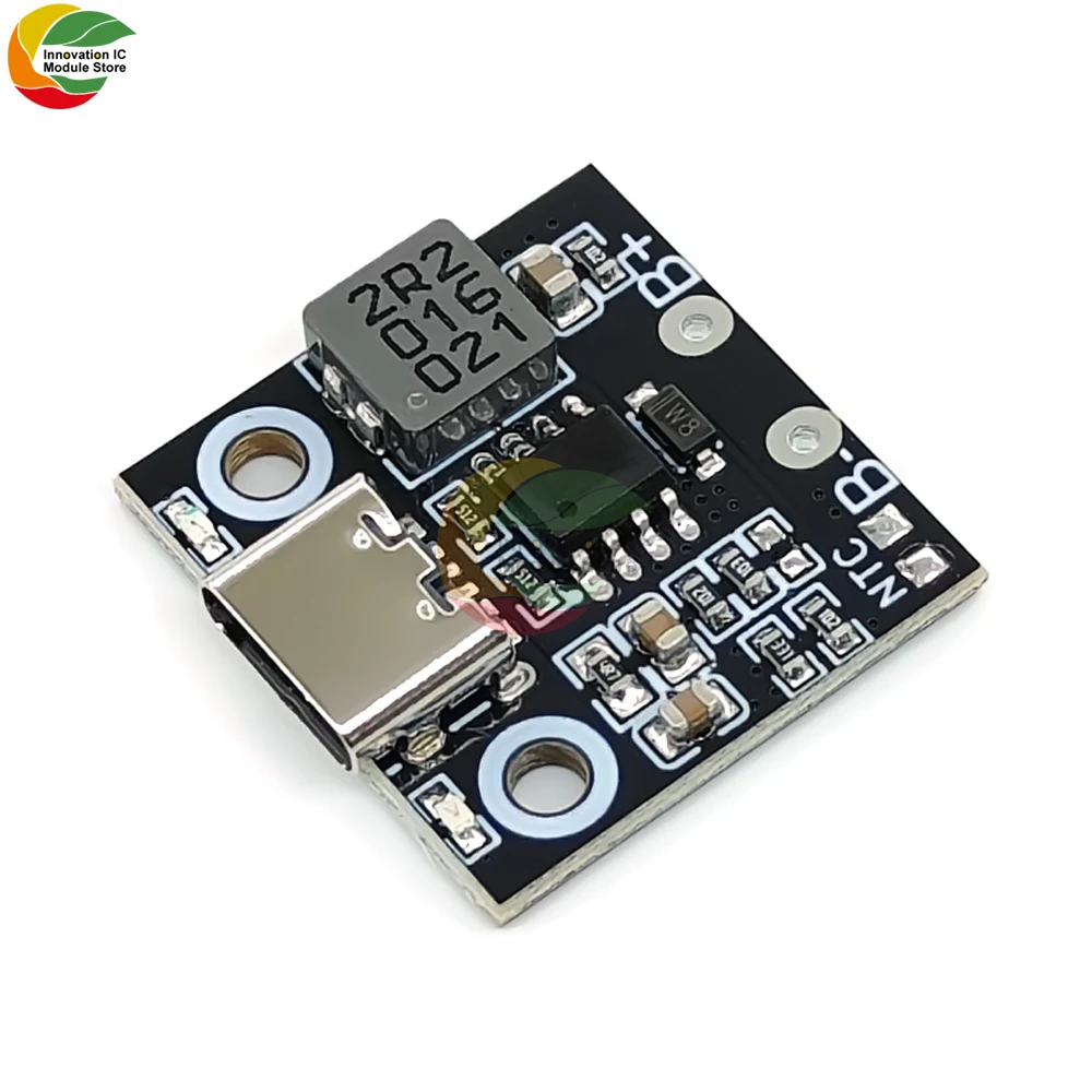 5V Charge Discharge Integrated Module 18650 Lithium Battery Charging Boost Power Board Step-up Charge Protection Module Type-C