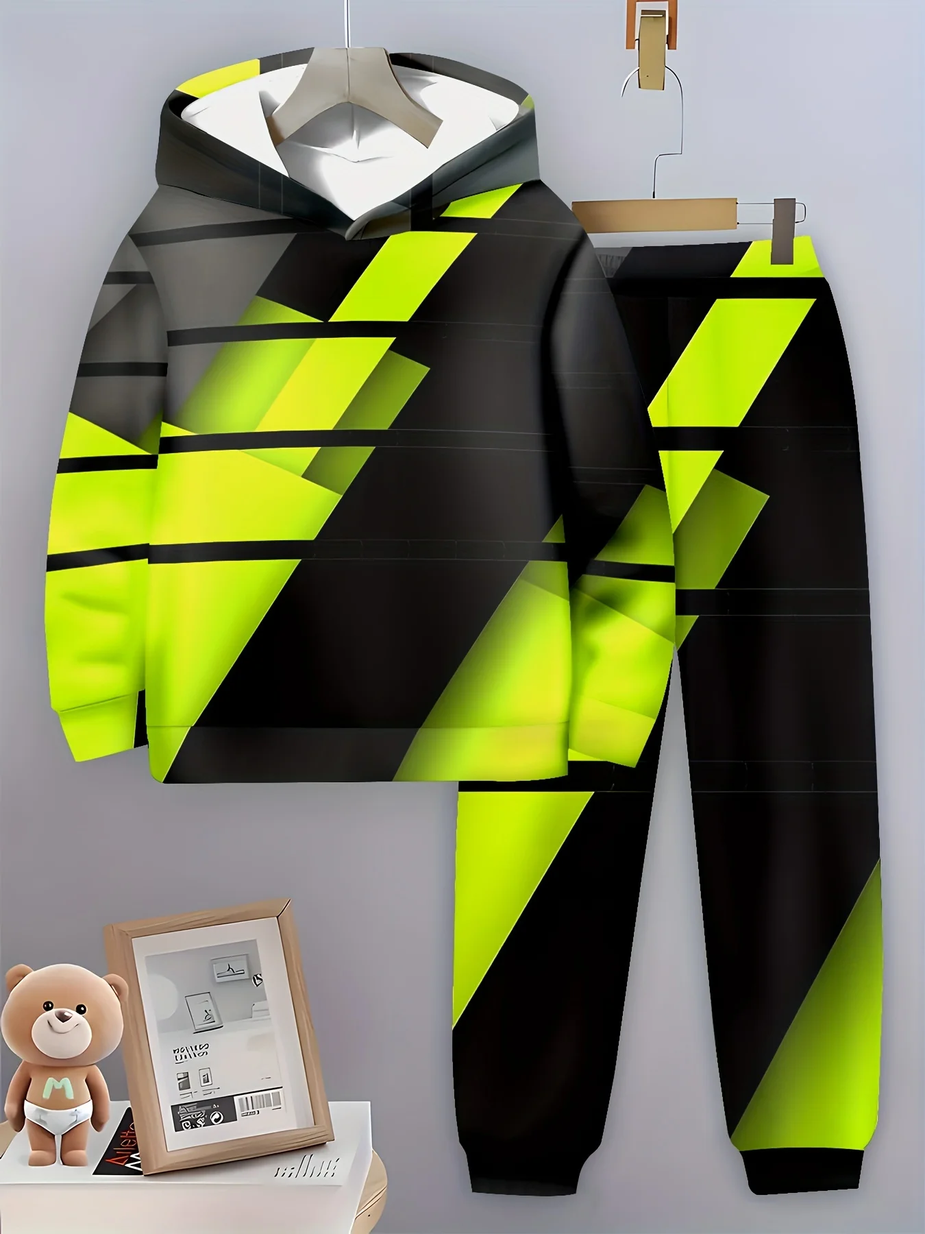 

2025 Winter/Autumn Hoodie and Sweatpants Set Fashionable Streetwear and Home Leisure Unisex Style Classic 3D Printing Clothes