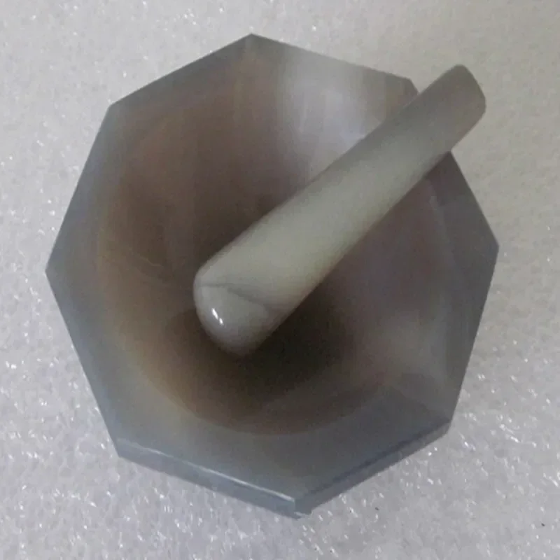 Achatmörser / mit Stößel / Innendurchmesser: 220 mm