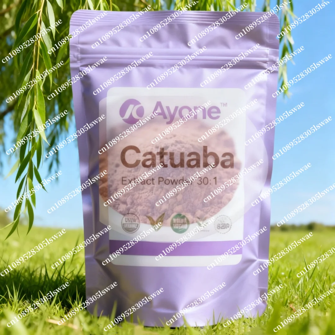 AliExpress Global Entrega Rápida Embalagem Personalizada 100% Extrato de Catuaba Produção Profissional Fornecimento de fábrica de matéria-prima