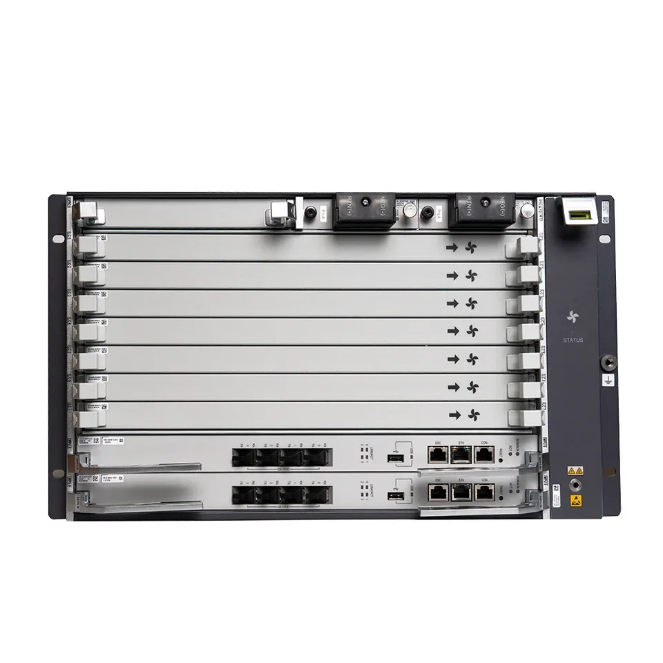 

Free shipping GPON OLT MA5800X7 19'Chassis, Fan, 2*MPLB, 2*PILA, accessaries