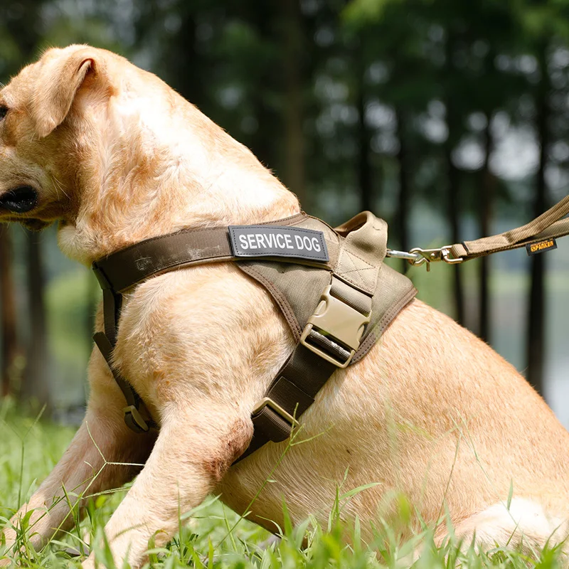 

Tactical Dog Vest Harness Pet Training Harness Dog Vests Outdoor Working/Running Dogs Harness Adjustable with Handle