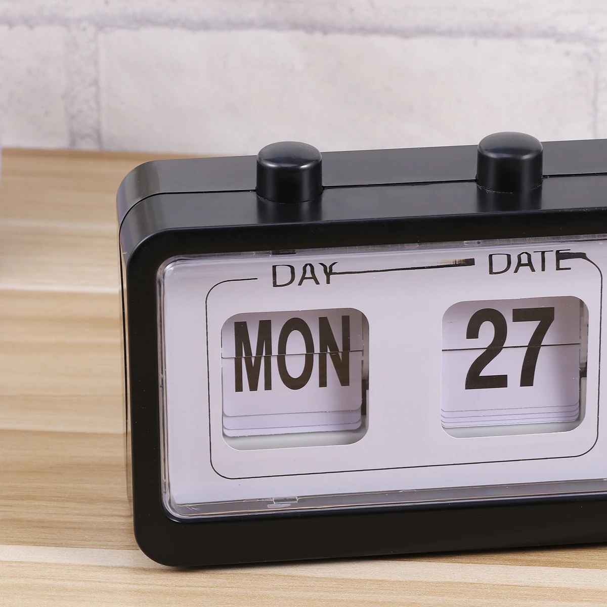 

Creative Calendar Clock Manual Date Week Display Digital Bedroom Desk Home Use Time Clock for Living Room Kitchen Office