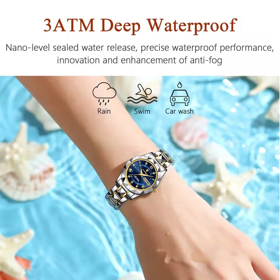 Women's Luxury Waterproof Quartz Wristwatch