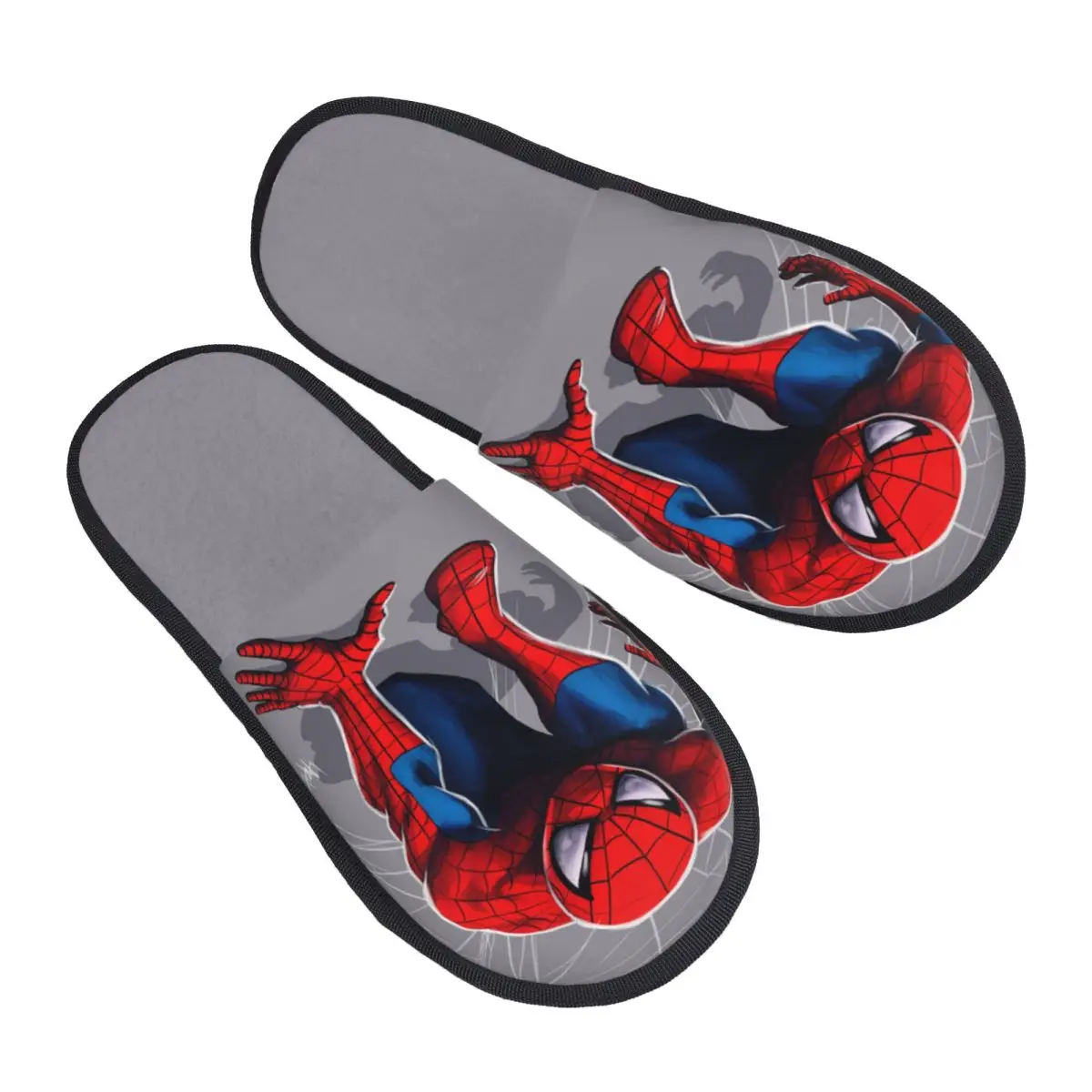 

Индивидуальные тапочки с изображением Человека-паука для женщин, для спа-салонов и дома