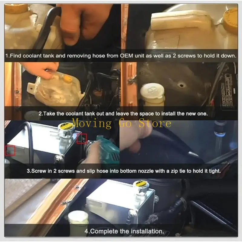 B5XD สามารถเก็บอ่างเก็บน้ำถังสารหล่อเย็นล้นถังสำหรับ S13 S14 S15 240SX 180SX