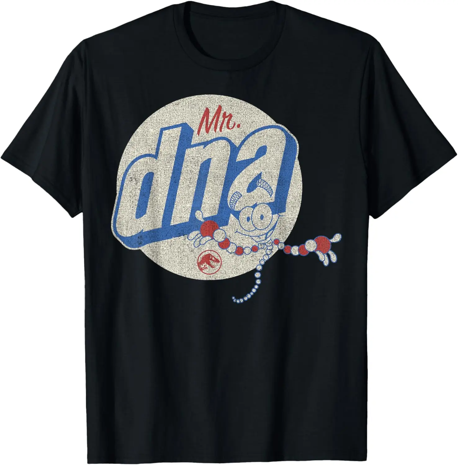 

Jurassic World Vintage Mr. DNA Logo Graphic T-Shirt T-Shirt