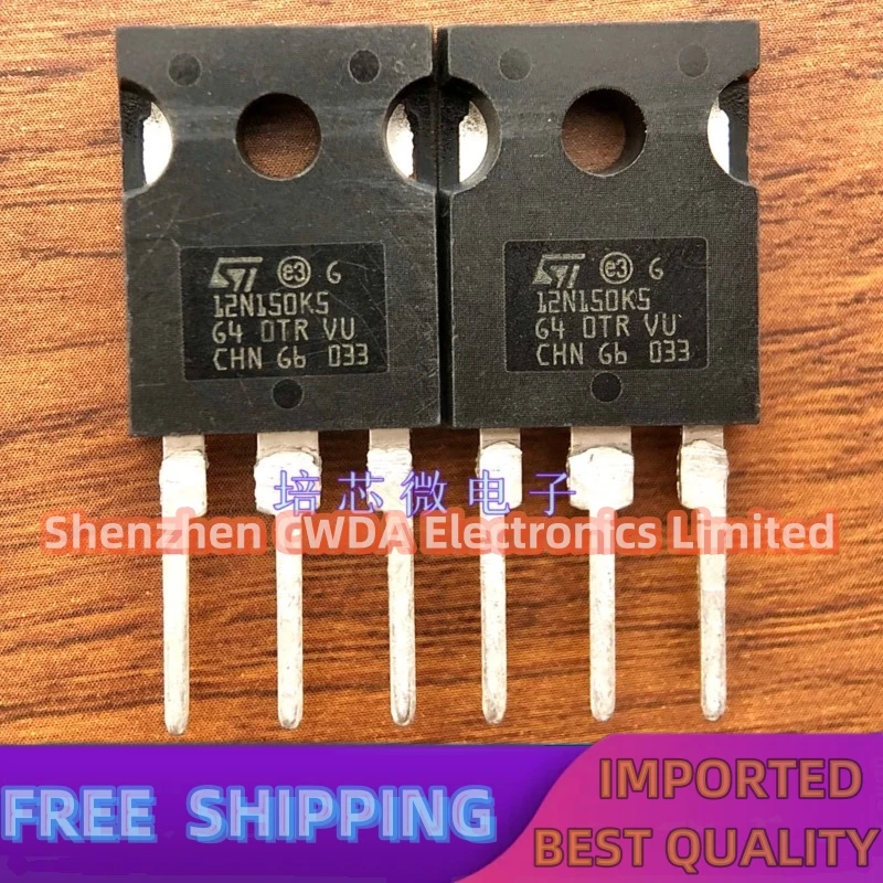 

10PCS-20PCS 12N150K5 STW12N150K5 MOS TO-247 7A 1500V In Stock Can Be Purchased