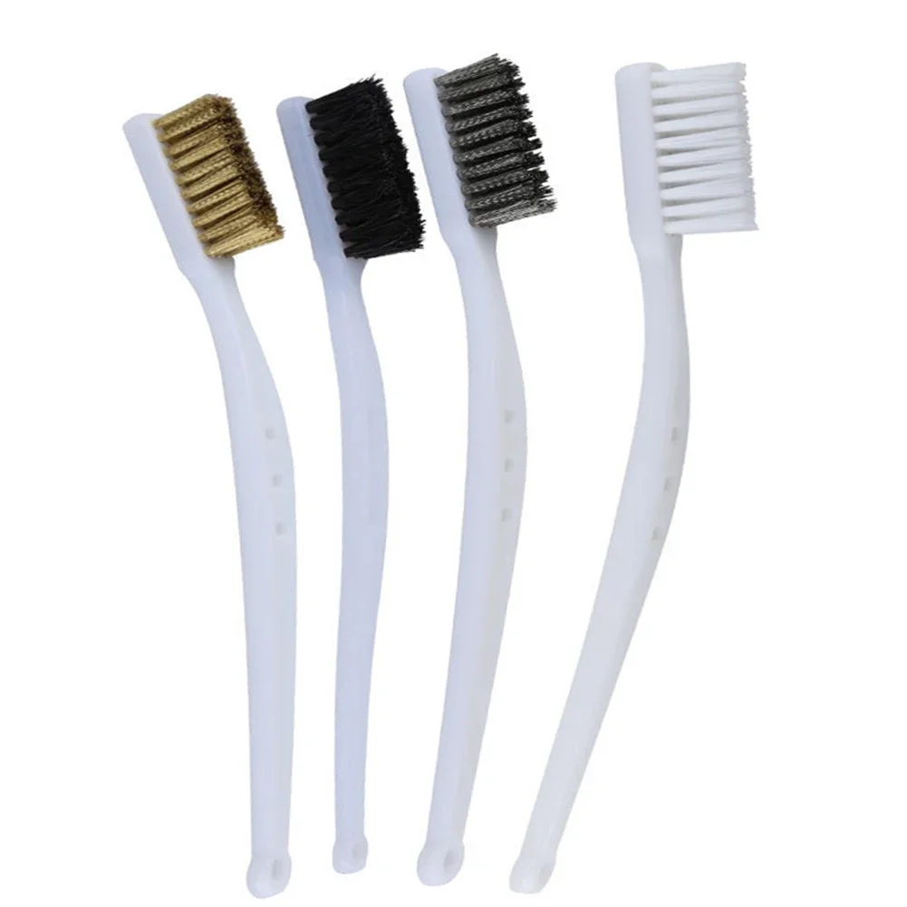 1pc Wire Brush Copper Stainless Steel Nylon Wire Brush Metal Rust Removal Cleaning Brush For Dirt Kitchen Utensils Cleaning Tool
