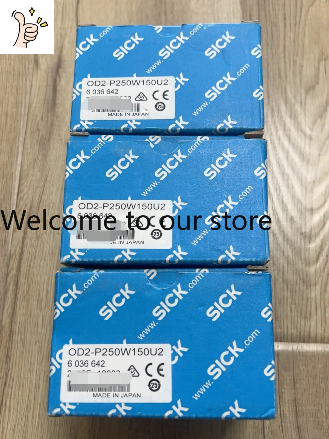 SICK Laser Sensor OD2-P250W150U2, Order Number 60
