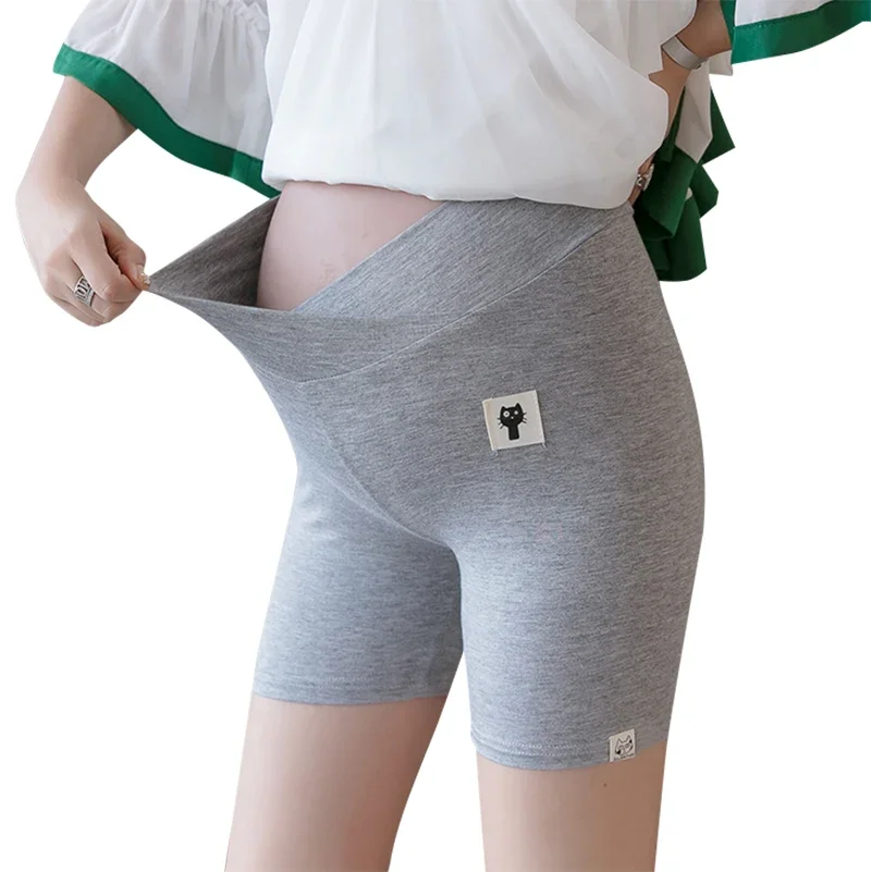 Viser d'été en coton pour femmes enceintes, pantalons taille basse, pantalons extensibles Modal FjCotton, vente en gros, 2024