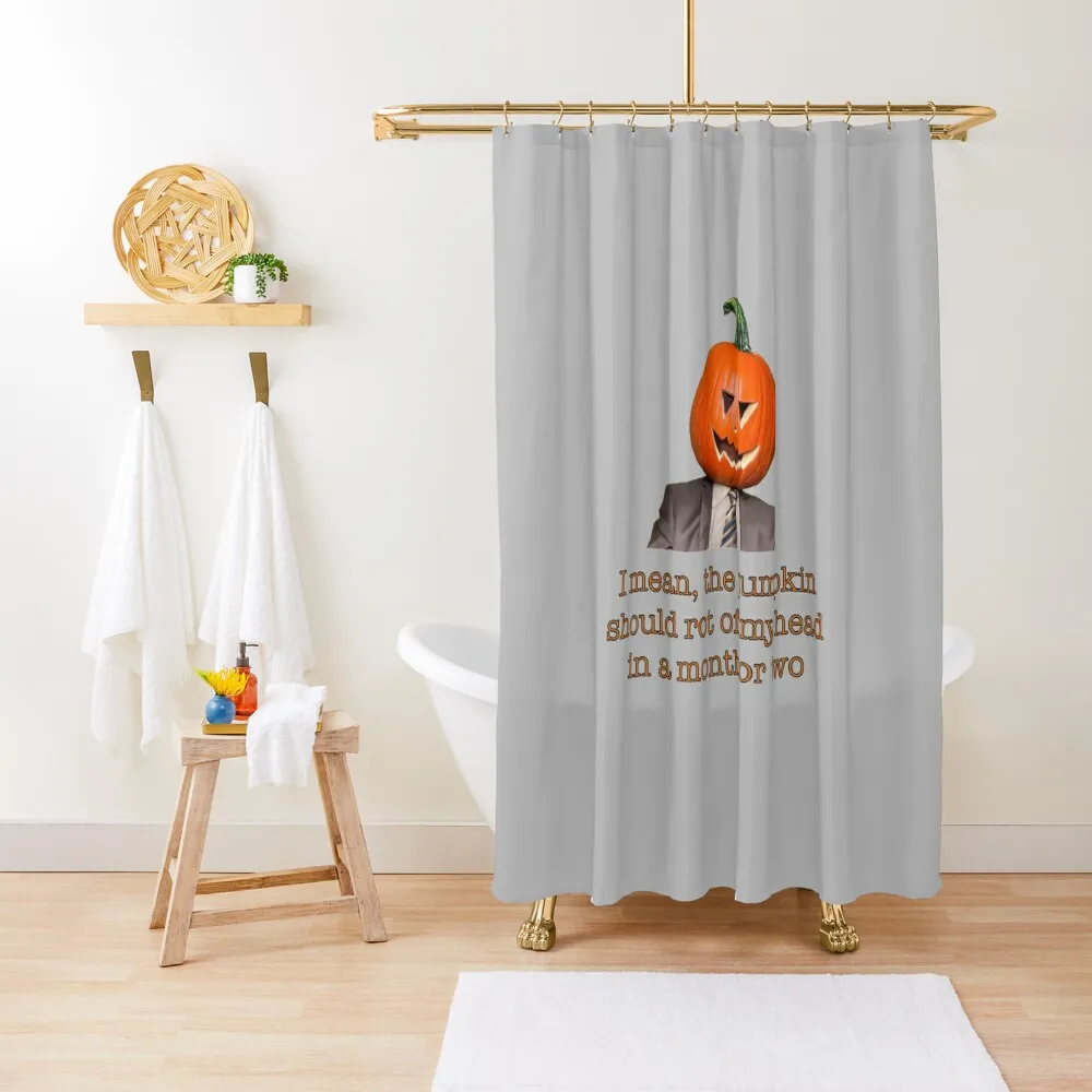 

Pumpkin Dwight Shower Curtain Washable Waterproof Fabric Shower In The Bathroom Bathroom Shower Set Bathroom For Curtain