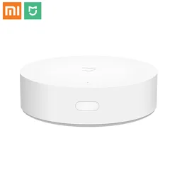 Xiaomi-Mijia Smart Multi-Mode Gateway, ZigBee, Wi-Fi, Bluetooth, Mesh Hub, Controle Remoto Automático, Multifuncional, Mi Home App