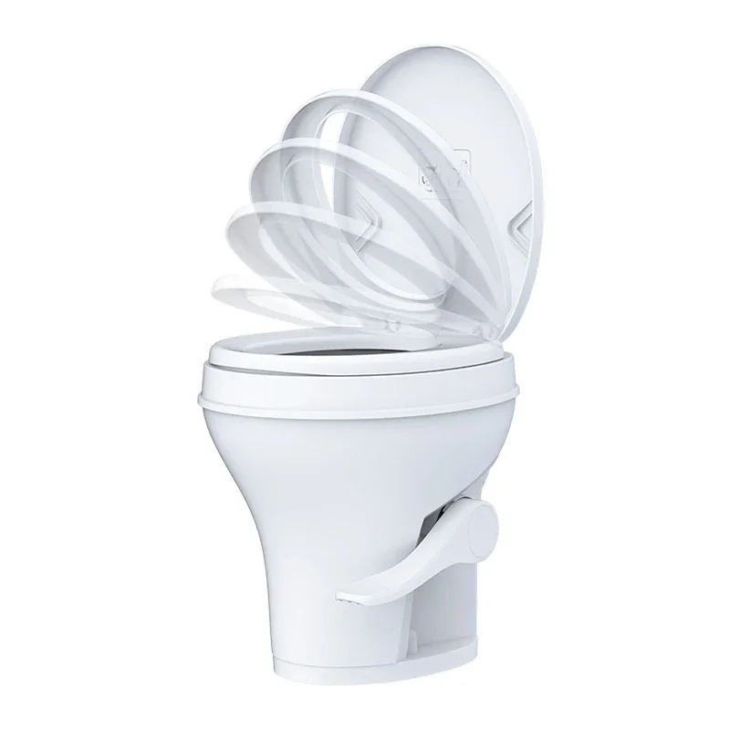 Caravan Toilet,Caravan Toilet Camping Toilet Plastic Foot-operated Rv Outdoor Toilet