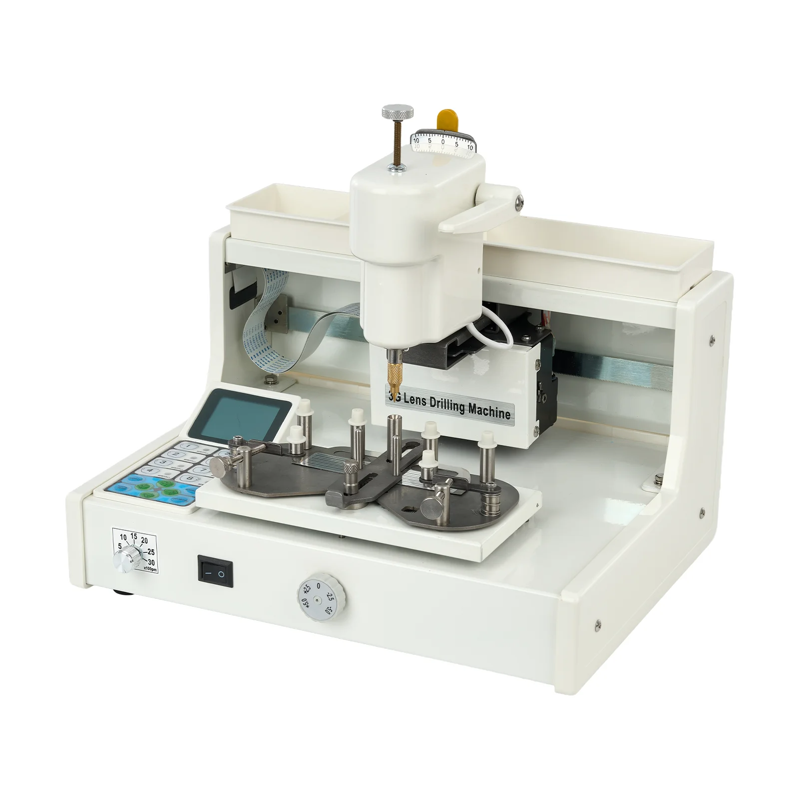 High Precision Digital NH-3G Rimless Optical Lens Drilling Machine Professional Eyeglasses Processing Optical Equipment