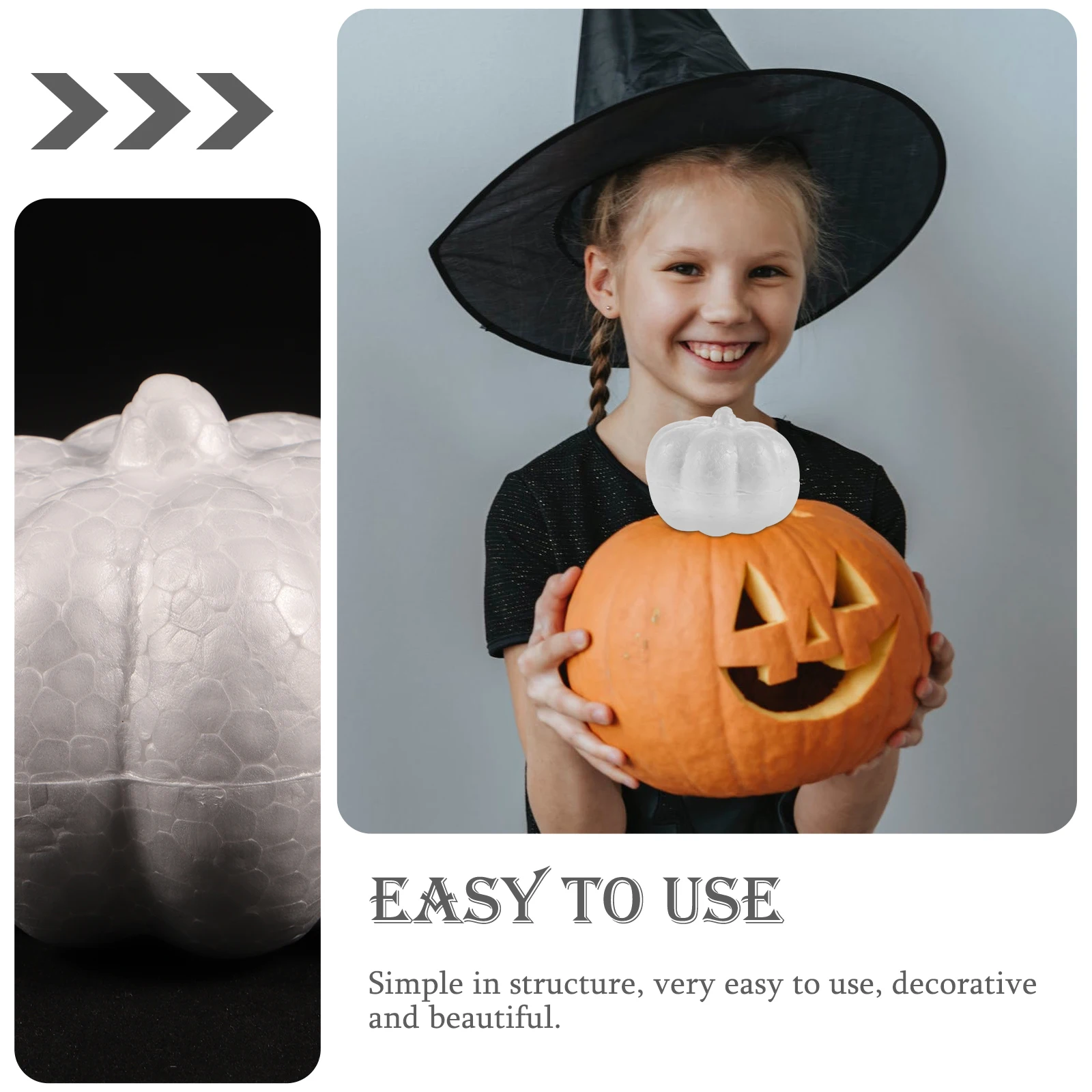 

24 Pcs Foam Pumpkins Simulation Decoration Fall Home DIY Halloween Lifelike Decorations for