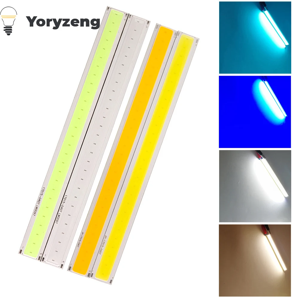 DC 12V-14V 170*15mm 6W COB LED Lamp Bar Strip Warm Cold White Lighting Source 600LM 17CM lampada per illuminazione fai da te lampade da parete da