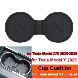 Per Tesla nuovo modello 3 Highland 2024 tappetini portabicchieri d'acqua inserto per bevande aggiornato sottobicchiere antiscivolo modello X S 2023 accessori per Pad