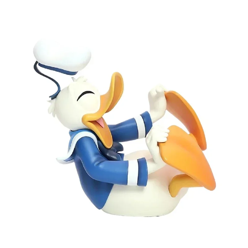 12.5 ซม.Disney Donald Duck Action Figure Kawaii อะนิเมะ Donald Duck Figurines Collection รูปปั้นตุ๊กตาของเล่นตกแต่งห้อง