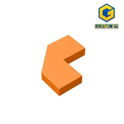 Gobricks GDS-1044 Tile, Modified Facet 2 x 2 Corner with Cut Corner compatible with lego 27263 pieces of children's DIY