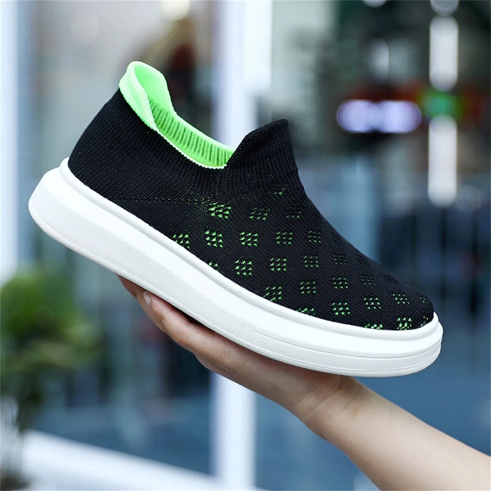 Boys Running Shoes Breathable Comfort Lightweight Sneakers For Kids Classic Fashion Sports Shoes Flat Casual Slip-on Sneakers