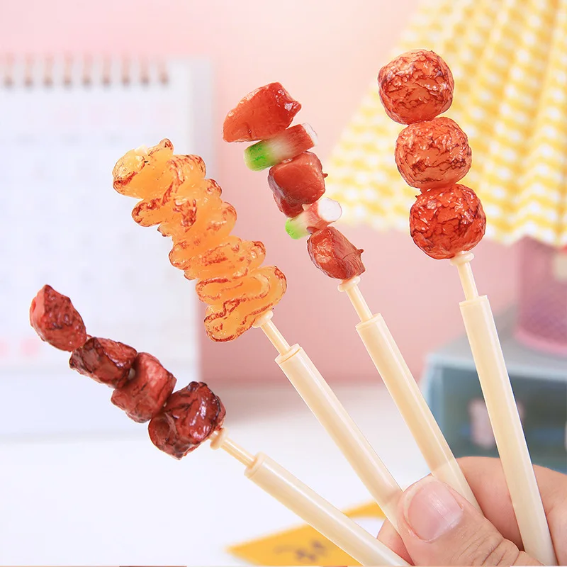 

Ручка-имитация шашлыка: шариковая ручка в виде курицы, говядины, мяса, лука. Забавный и реалистичный инструмент для письма.