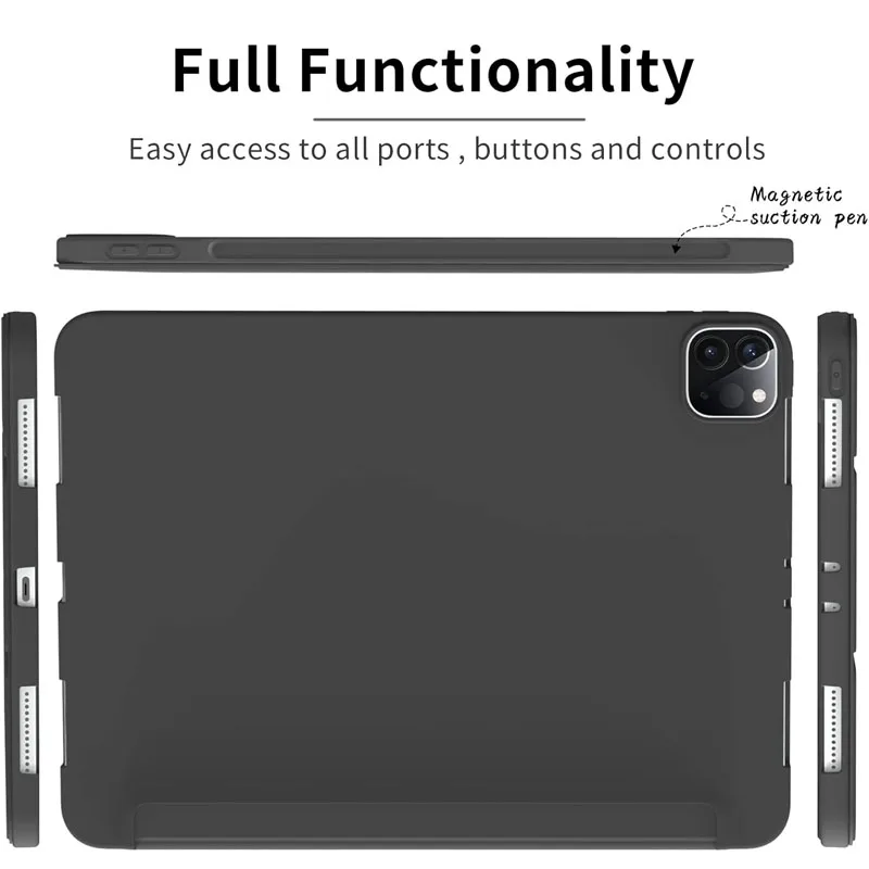 حافظة لهاتف Xiami MiPad 5 6 Pro 11 تدعم الشحن المغناطيسي الاستيقاظ التلقائي لهاتف Redmi Pad Se 11 10.61 غطاء ملحقات اللوحي Xiaomi