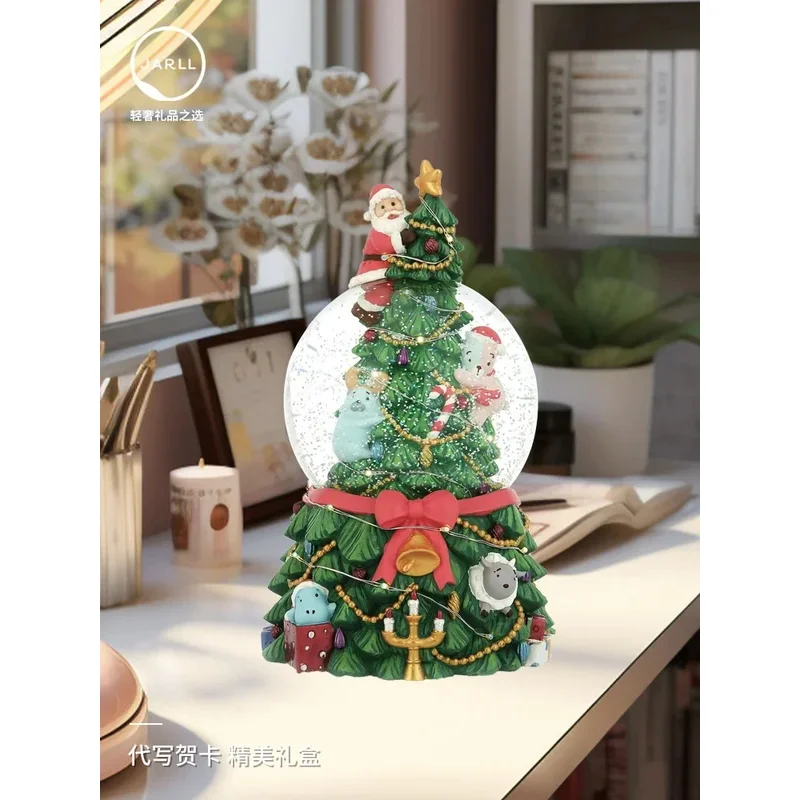 

Zanal Jarll Tree Glowing Crystal Ball Music Box Girls Children's Birthday Christmas Gifts
