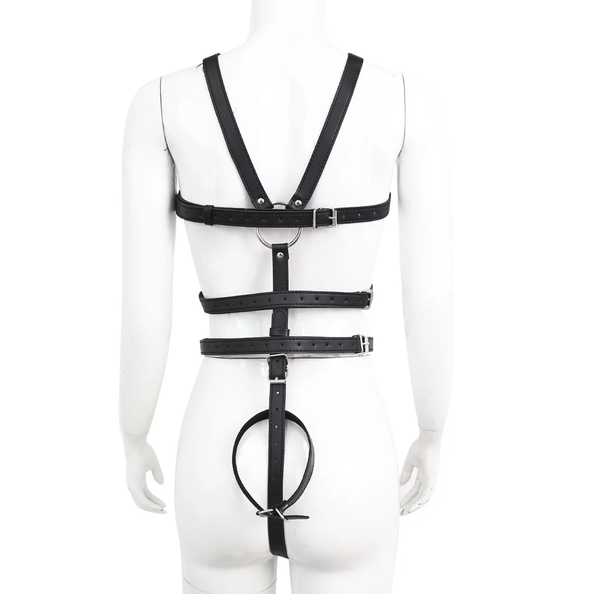 النساء حزام الموضة الشارع نمط عبودية الجسم تسخير الثدي الشرير أحزمة الزخرفية تسخير القوطية حزام الملابس Accessoreis #2