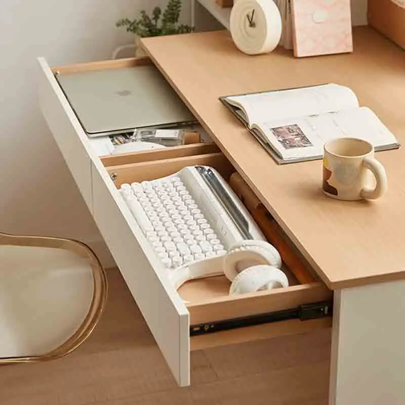 Wooden Vanity Office Desks Studying Executive Storage Drawers Office Desk Conference Keyboard Scrivania Ufficio Lavoro Furniture