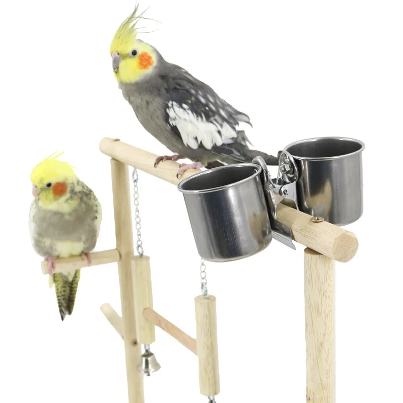 High scale parrot game rack, bird stand, parrot stand with bird swing ladder, parrot playground bird toy