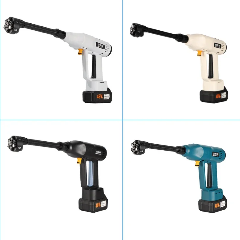 

Бесщеточная автомойка, бытовая мощная литиевая батарея высокого напряжения, водяной пистолет для мойки автомобилей, портативная литиевая батарея