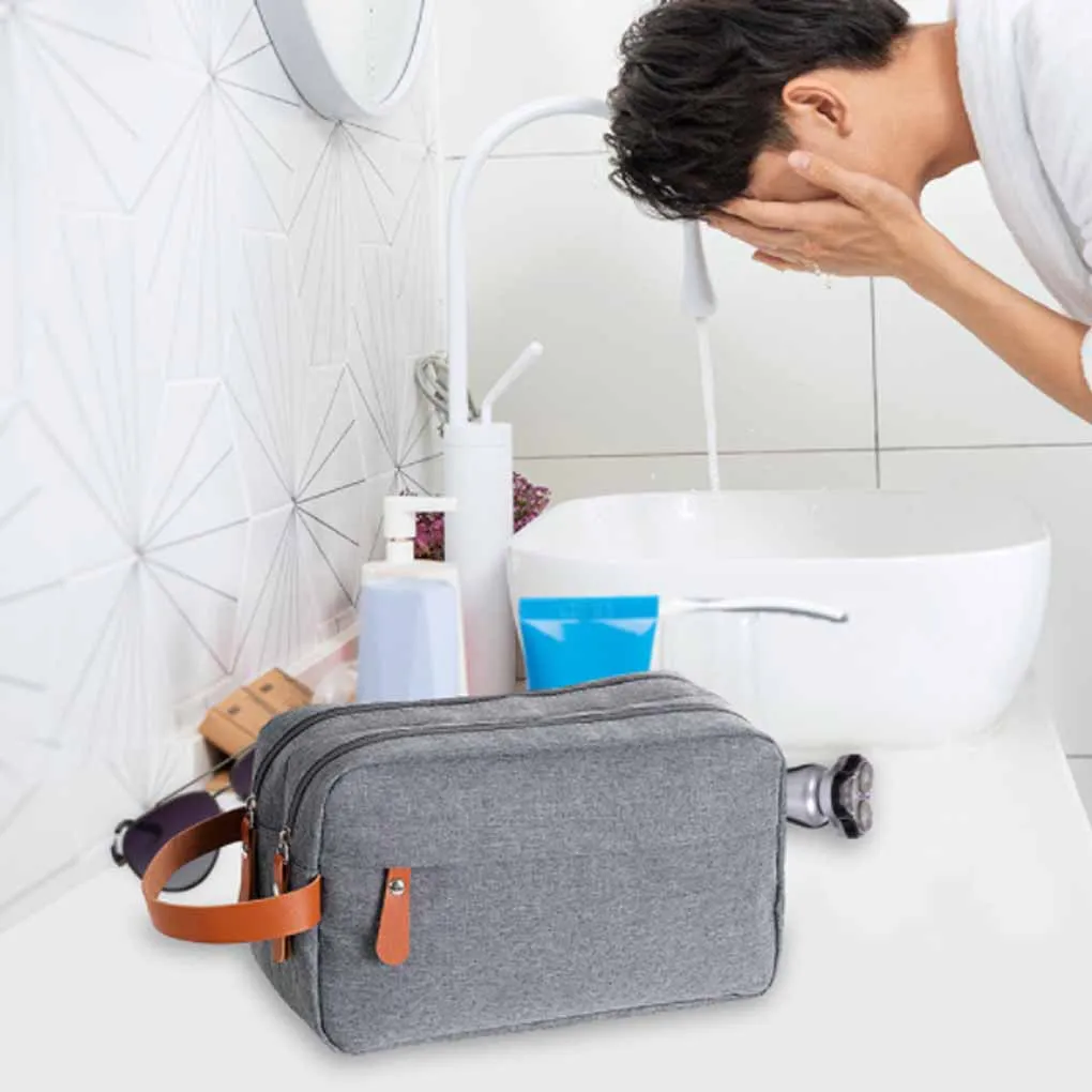 

Men Wash Bag Gym Travel Toiletry Storage Holder Carrying Container