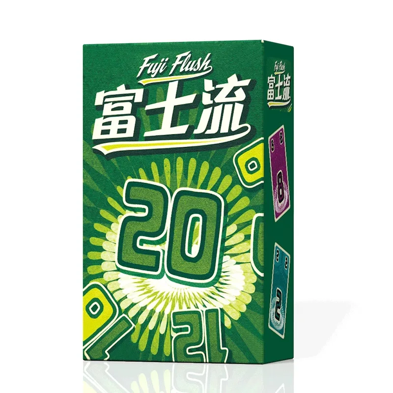 Fuji Flush 보드 게임 파티/가족 테이블 게임 카드 게임을 위한 영어 버전 전략 게임이 있는 2-8명의 플레이어