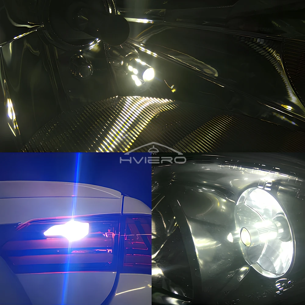 2 pçs auto led canbus 194 10smd 5630 5730 lâmpadas led sem luz de erro estacionamento dc 12v estilo lateral freio invertendo lâmpadas sinal volta