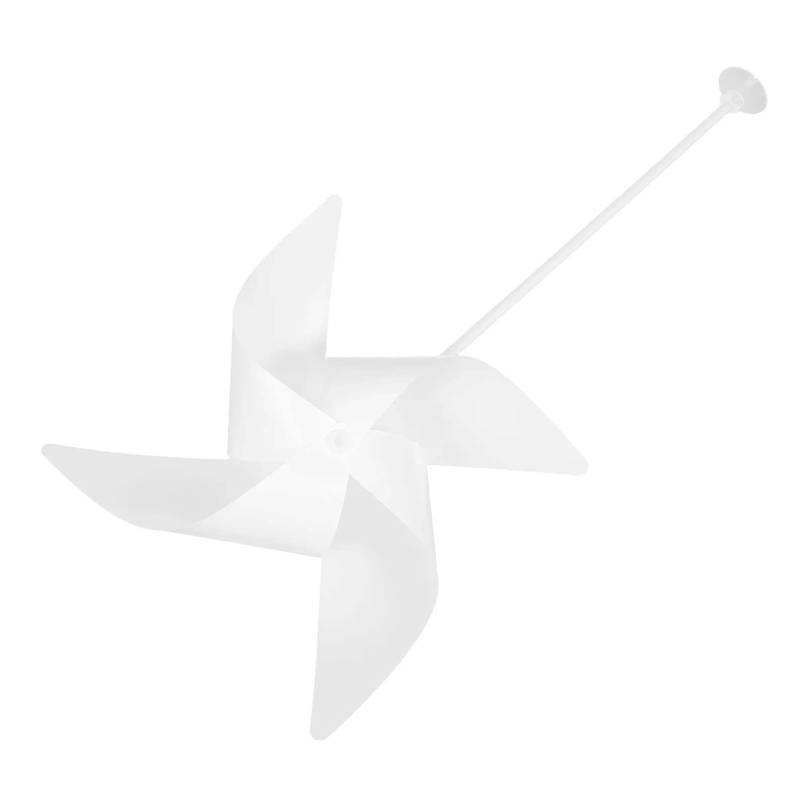 

10 set White Plastic Windmill Kit Outdoor Garden Lawn Patio Decor Diy Craft Material Family s School Projects Suction