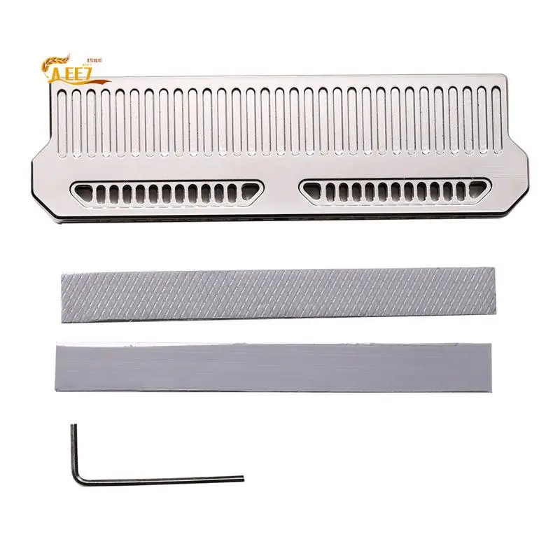 AEE7-DDR4 DDR5 RAM Memory Heatsink Cooler Memory Cooling Vest Aluminum Radiator With 9W Silicone Grease Heat Conductor,Silver Du